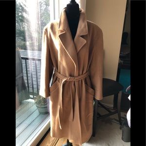 Jaeger 100% camel hair dress coat. Small/med